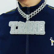 Iced Out Personalized Custom Name Pendant
