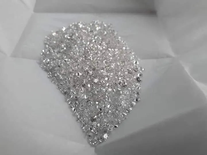 1.3 Mm Real Natural Round Brilliant Cut Vs Clarity G-H Color Loose Diamonds Lot Igi Certified