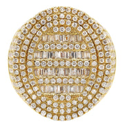 14k Yellow Gold Round Diamond Ring