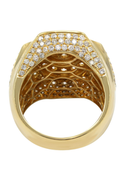 14k Gold Mens Custom Diamond Ring