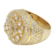 14/18K Yellow Gold Men's Diamond Ring