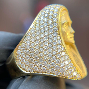 Iced Out Champion Ring Real VVS Lab Grown Diamond Hip Hop Rings