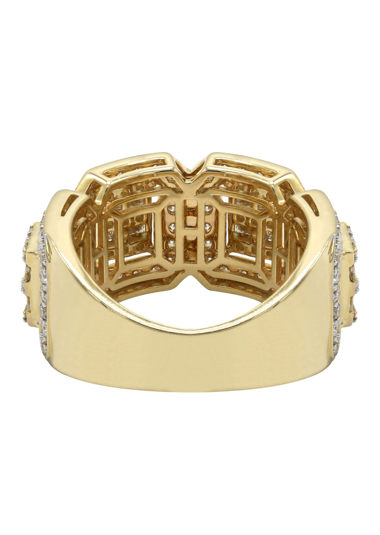 Iced Out off Mens Diamond Ring | 2.07 Carats