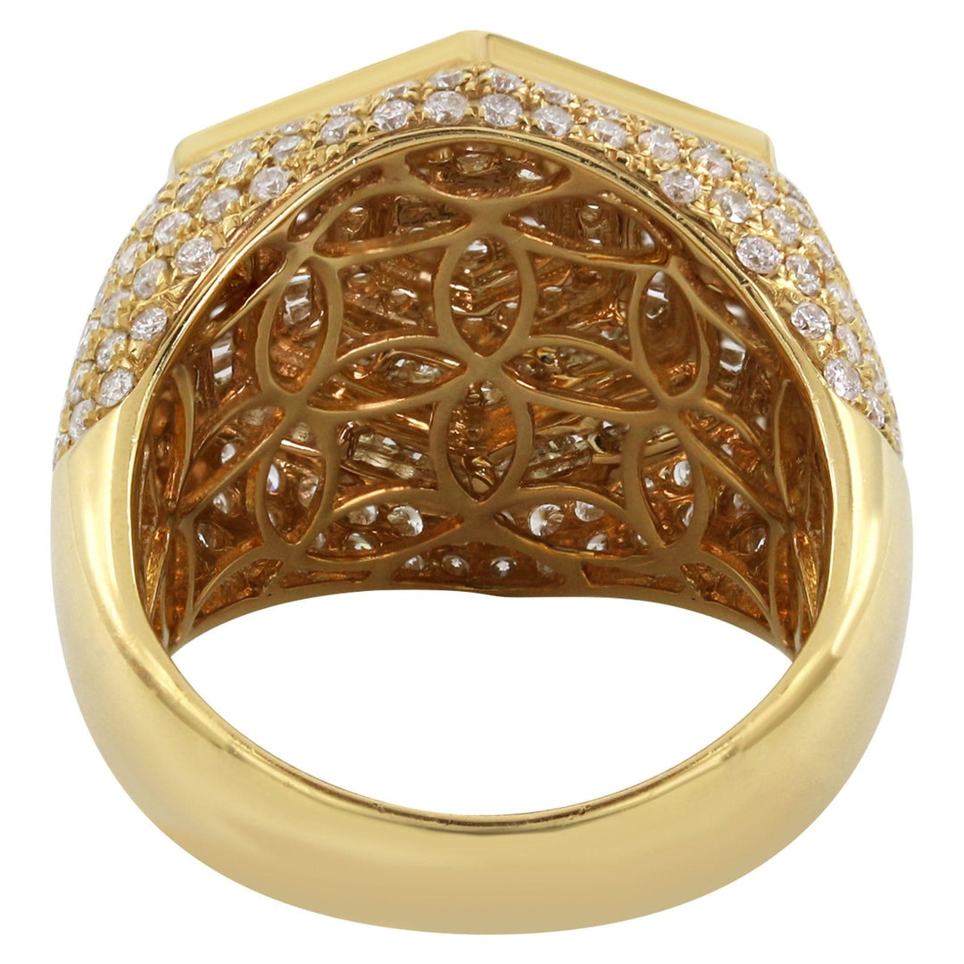 Men's 14K White Gold With Lab Grown Round Diamond Wedding Ring For Men