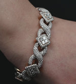Load and play video in Gallery viewer, 14k Harry Winston Art Deco Style Bracelet
