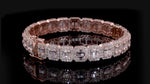 Load and play video in Gallery viewer, Icebox Baguette Raised Rectangular Link Bracelet
