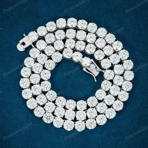 Layered diamond chain necklace by D'Vins Jewels