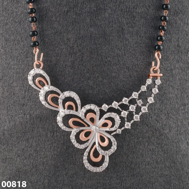Gold mangalsutra designs manufacturer by D'Vins Jewels
