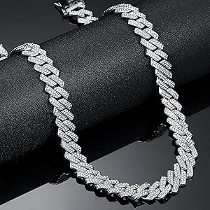 Single row diamond tennis chain by D'Vins Jewels