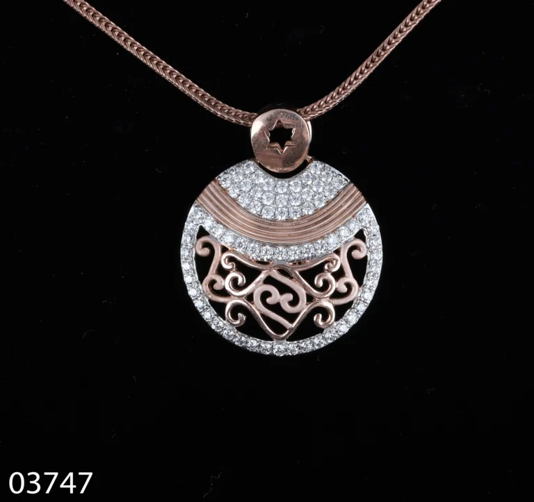 Custom designer diamond pendant by D'Vins Jewels