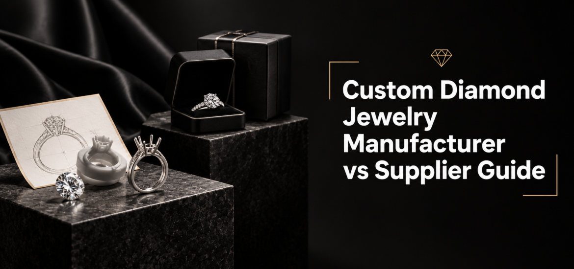custom jewelry manufacturer vs jewelry supplier